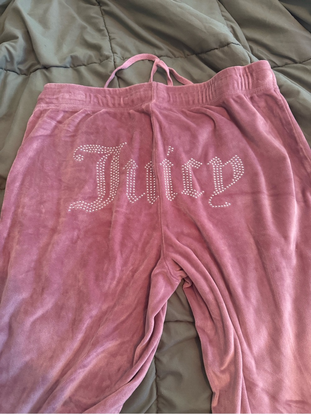 Juicy Couture Pink Velour sweatpants